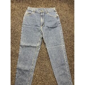 Vintage Lee Relaxed Fit Tapered Leg Y2K Jeans Pepper Wash High Rise USA 14M NWT